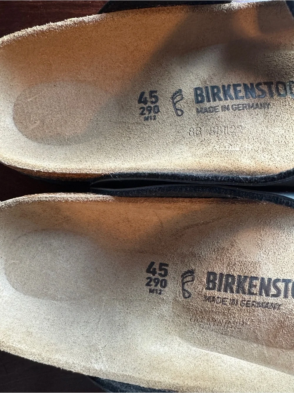 Birkenstock Black Leather Thong Sandal with Buckle